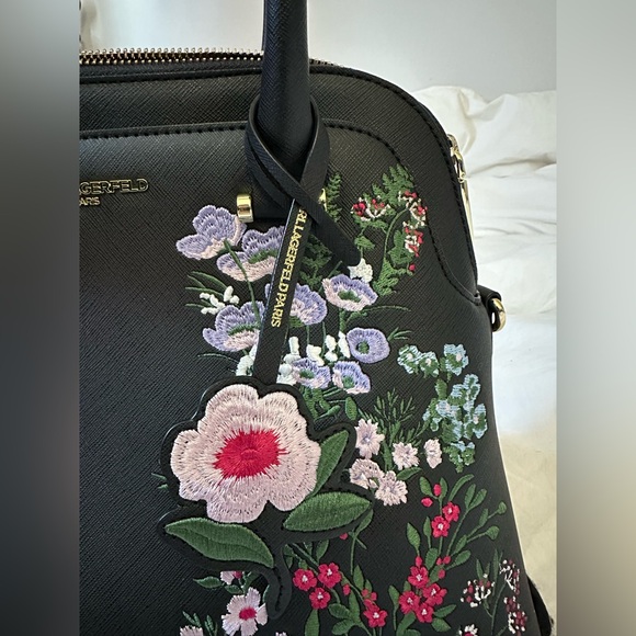 Karl Lagerfeld Paris Penelope Dome Satchel - Picture 4 of 10